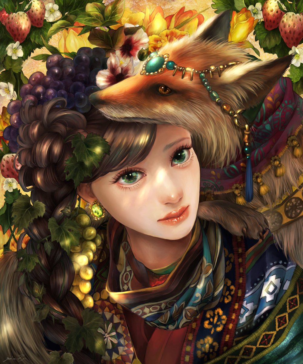 #芸術の秋ということで作品あげてるアカウントフォローしませんか

秋っぽい色の2作品🍂🍁