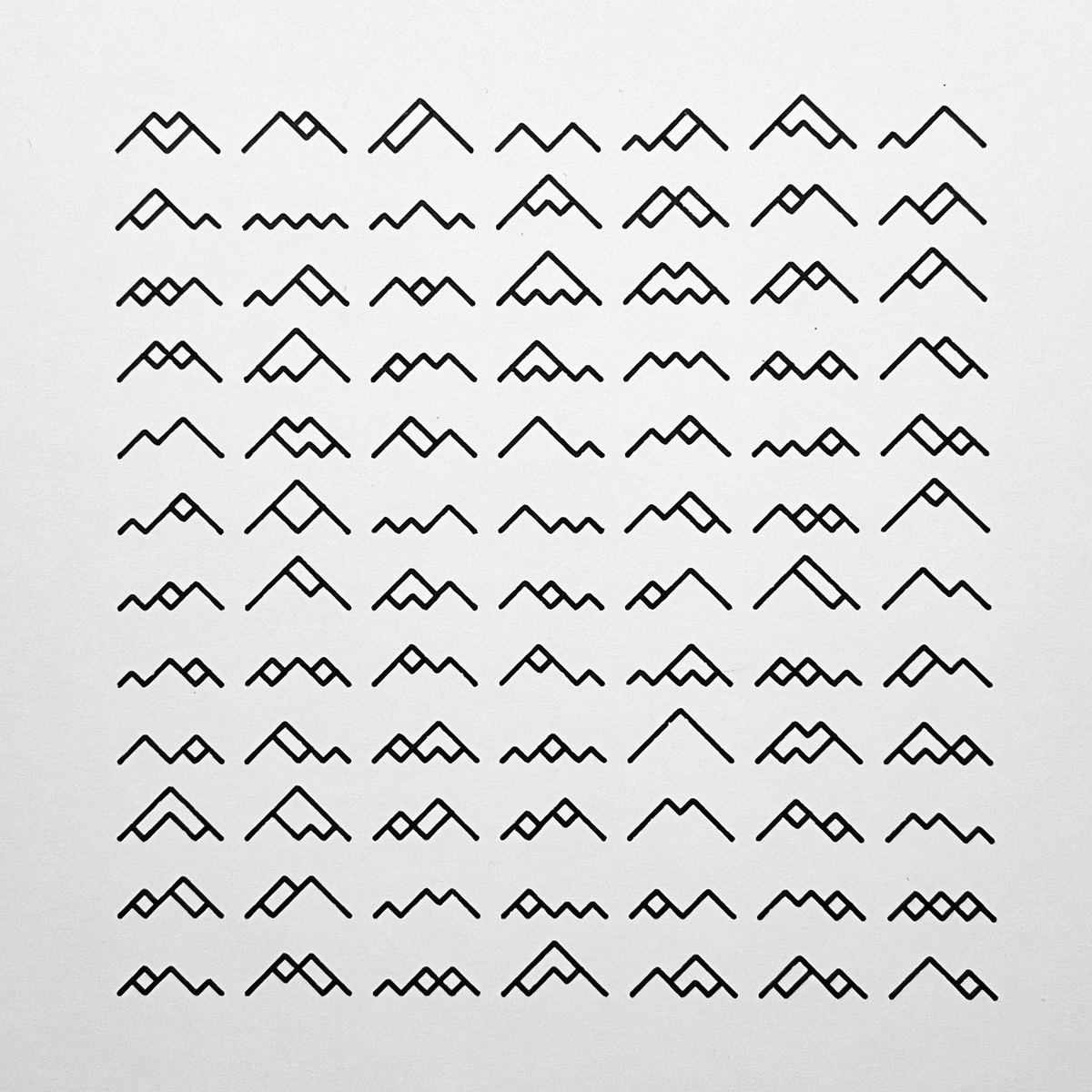 ruuddotorg's tweet image. Mountain tops

Enumerated by oeis.org/A005700

#axidraw #penplotter