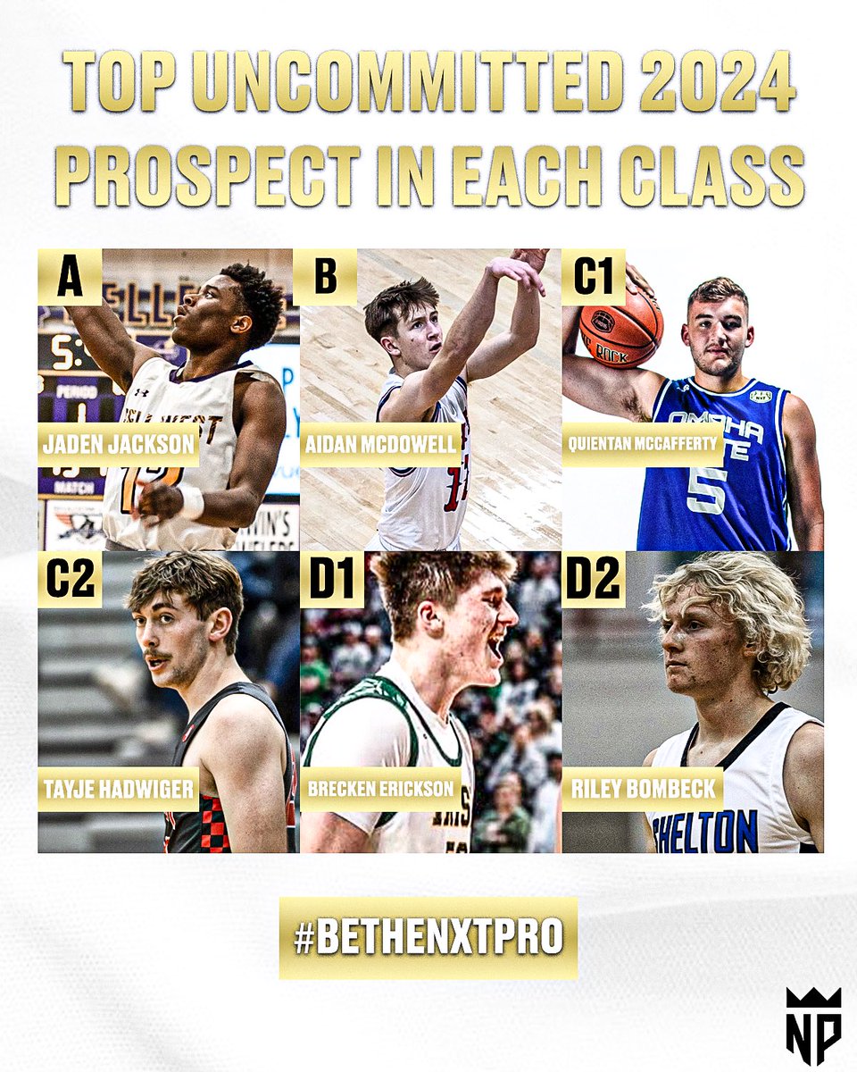 NXTPROMidwest's tweet photo. Top Uncommitted 2024 Prospects in Each Class

✍️: @aidanwheelock 

Read More➡️ https://t.co/4L1XtXujqi 

#WhosTheNXTPRO https://t.co/HafFNEaahb