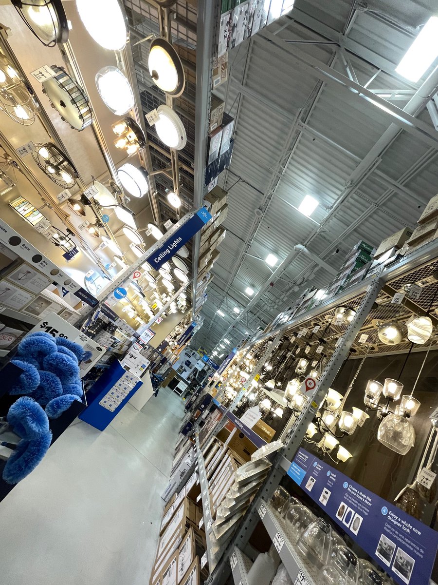 CB_Carlyle's tweet photo. Sometimes you just gotta take a walk down the lighting isle of Lowes. https://t.co/62Kq5fcLxE