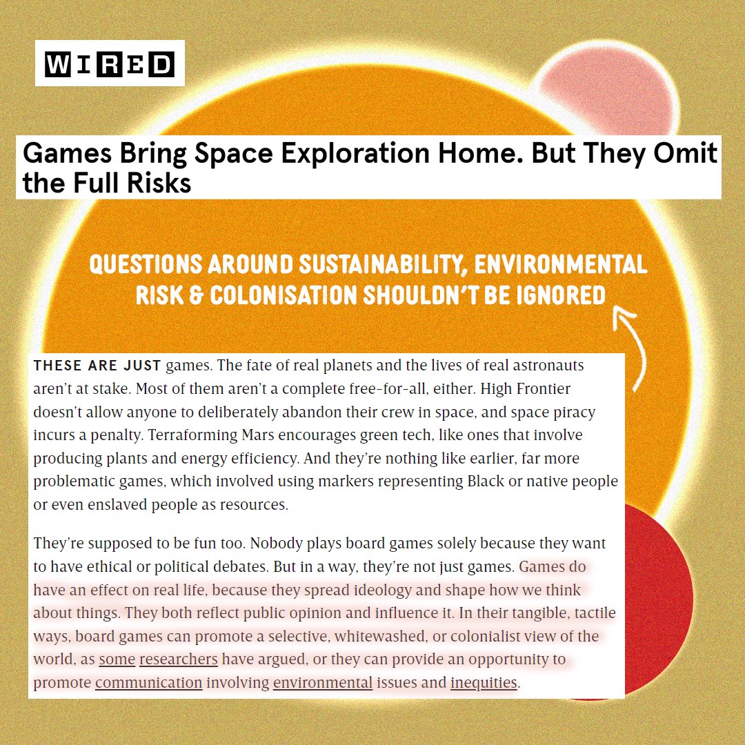 Sci_Burst's tweet photo. Travel to planet #popculture and enhance your knowledge of space-themed #boardgames with these spectacular generalist sources 🚀🪐

Have you played any #spacecolonisation or #galacticsurvival board games? Let us know below! 🤩🎲

#scicomm #mars #sciencepodcast https://t.co/3d4gglAGEX