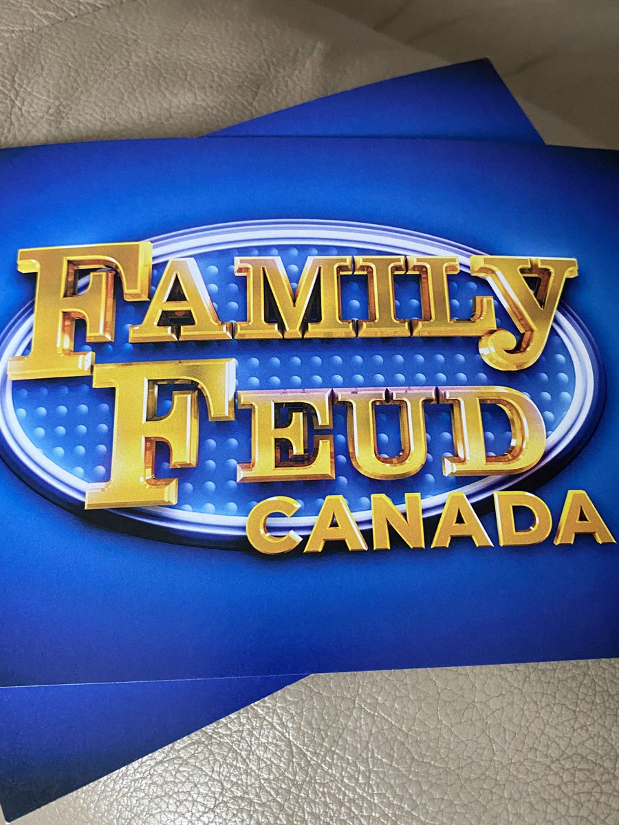 DanielleDGTV's tweet image. This was my Sunday.. a taping of @FamilyFeudCa to support a friends’ family competing! So fun to be in the audience… airs in the new year … @CBCToronto #familyfeud #canada #lovethisshow