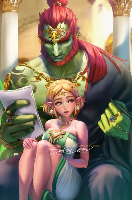 opposites attract ;'DZelda's path( comic-in bio) 