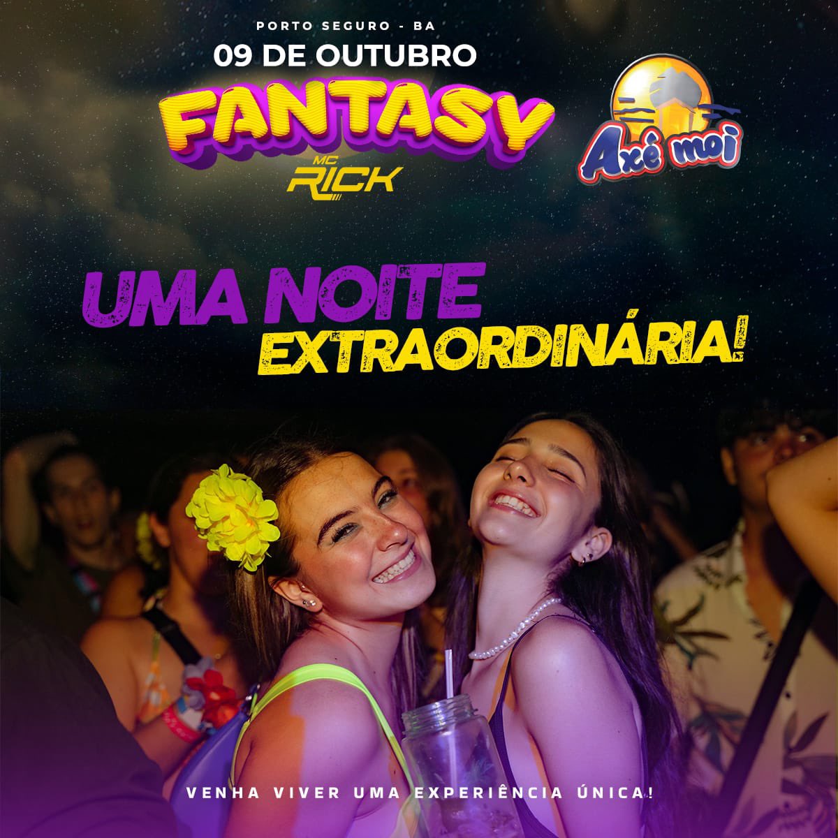 AxeMoiOficial's tweet photo. FESTA FANTASY: A festa onde você pode ser quem quiser, o que quiser, o que sua imaginação mandar!!! A única regra é se divertir!! 🎉🔥🍺🎊

DIA 09 DE OUTUBRO, NA ARENA AXÉ MOI, PARTICIPAÇÃO Mc Rick!

#festaafantasia #axemoi #outubro #mcrick #funk #portoseguro #festafantasy #bahia https://t.co/kH9jEdCMpl