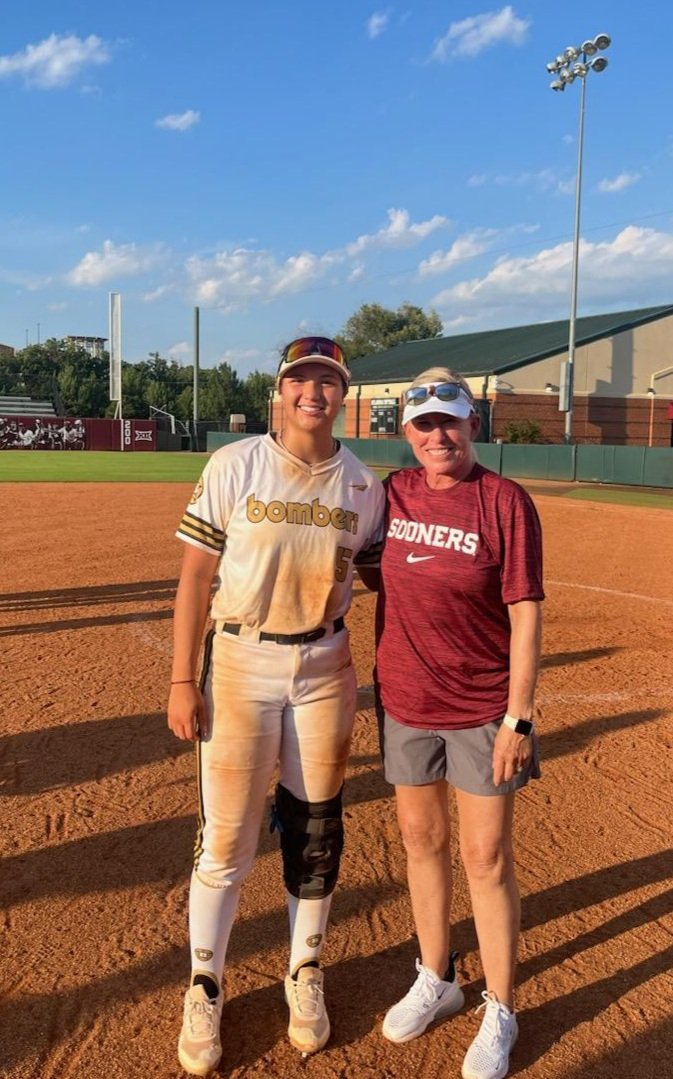 STX Bombers National 18U (@stxbmbrsgd18are) on Twitter photo Shout out to #5 Aaliyah Betancourt <a href="/ABetancourt2025/">AaliyahBetancourt2025</a> for putting in some hard work at the OU camp. Thank you to Coach Gasso and her coaching staff for hosting the camp!! <a href="/OU_Softball/">Oklahoma Softball</a> Shout out to #5 Aaliyah Betancourt <a href="/ABetancourt2025/">AaliyahBetancourt2025</a> for putting in some hard work at the OU camp. Thank you to Coach Gasso and her coaching staff for hosting the camp!! <a href="/OU_Softball/">Oklahoma Softball</a>