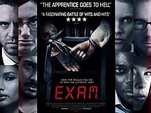 No one talks about how good the exam is with @PollyAMcIntosh #exam #thriller #movie