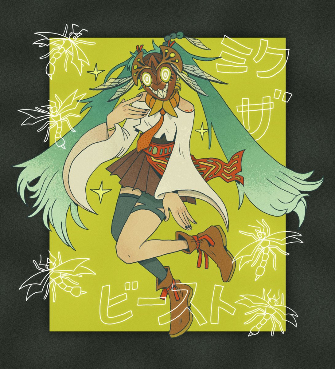 ashnicdel's tweet photo. MIKU THE BEAST 👁 #mikustampede https://t.co/ONRQaUx4XZ