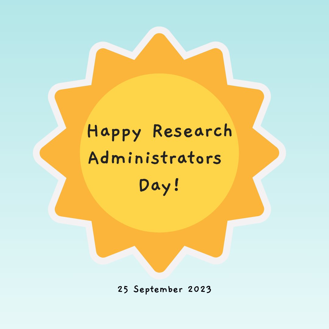 unilibrary's tweet photo. It's Research Administrators' Day!
Thank a research support professional for their contributions to research, and take a minute to learn more about the work they do every day in this #23ResearchThings post: https://t.co/byNWIz8qqX
#ResearchAdministratorsDay https://t.co/1mBSQHBz5W