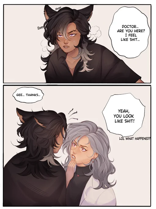 Werewolf x Doctor OC's again lol 