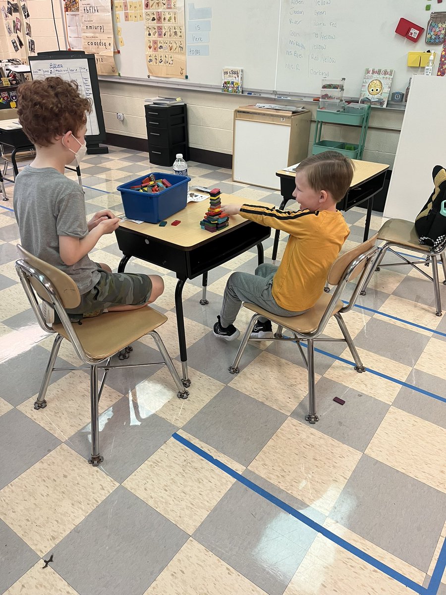 My favorite part of my job is seeing my past students coming in and playing with my current students! #dg58pride #kingsley58