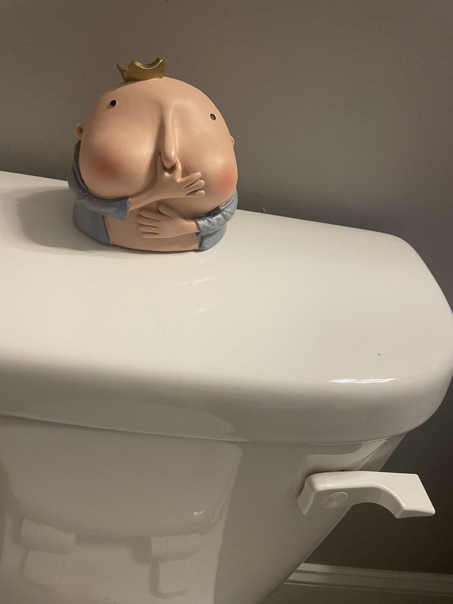 4b0ysandaqueen's tweet image. StinKing 👑 has finally arrived and is now seated on his rightful throne. Waiting for his one true smell. 🤎😜💩#StinKing #youneedthis