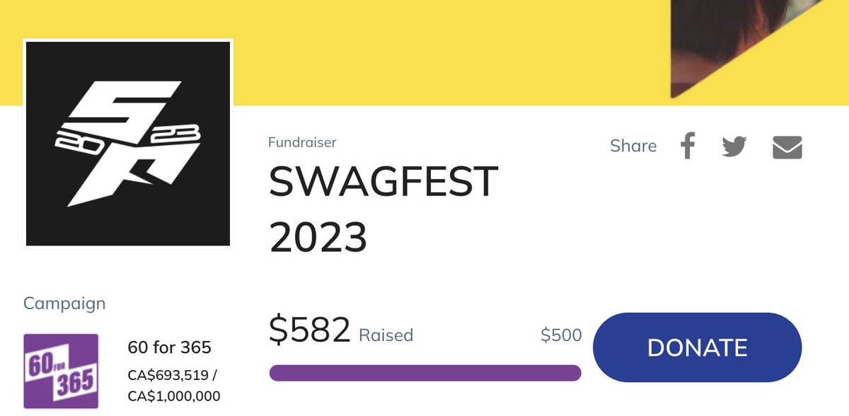 SW4GFEST's tweet photo. Year 3 of SWAGFEST over! We raised $582 for Rainbow Railroad!! Gonna keep the merch up for a while too so u can get in on that still :) ty all for such a great fest and special thanks to all the PERFORMERs and SwagFM DJs and DONATORs we could have done this without you all <3 https://t.co/4IXLugqmVm