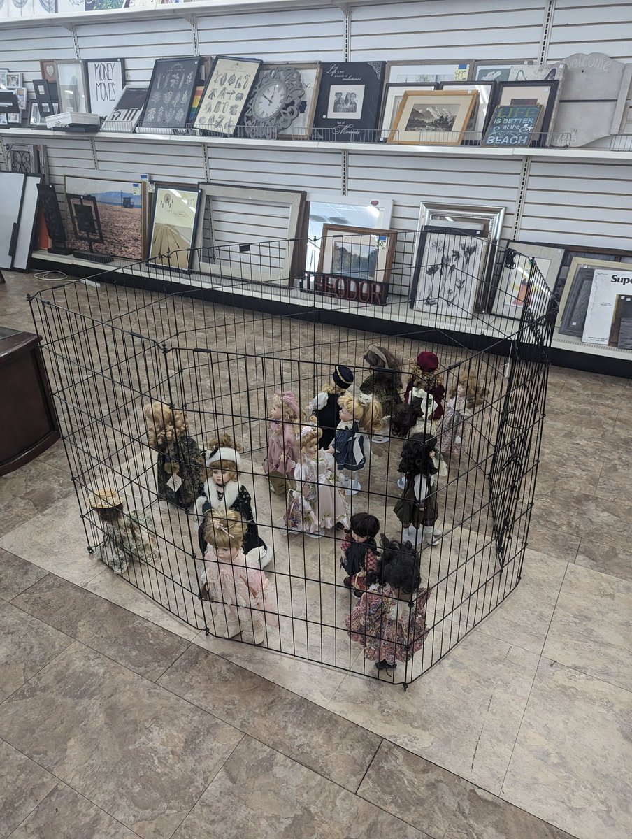 JBRylah's tweet image. I stopped by the thrift store down the street today and...