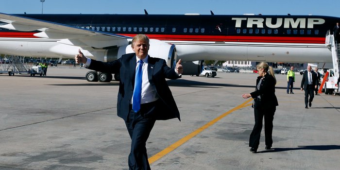 If you donate money to a man who owns his own airplane...

....by all means - donate lots more.