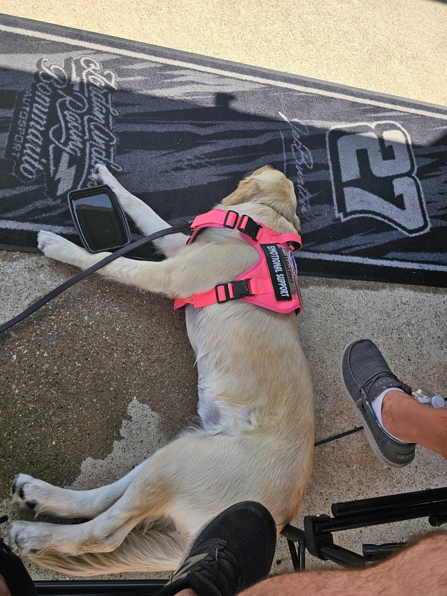 Liberty and I had a blast at Texas Motor Speedway for the Andy's Frozen Custard 300 and was so well cared for by the entire #27 team!