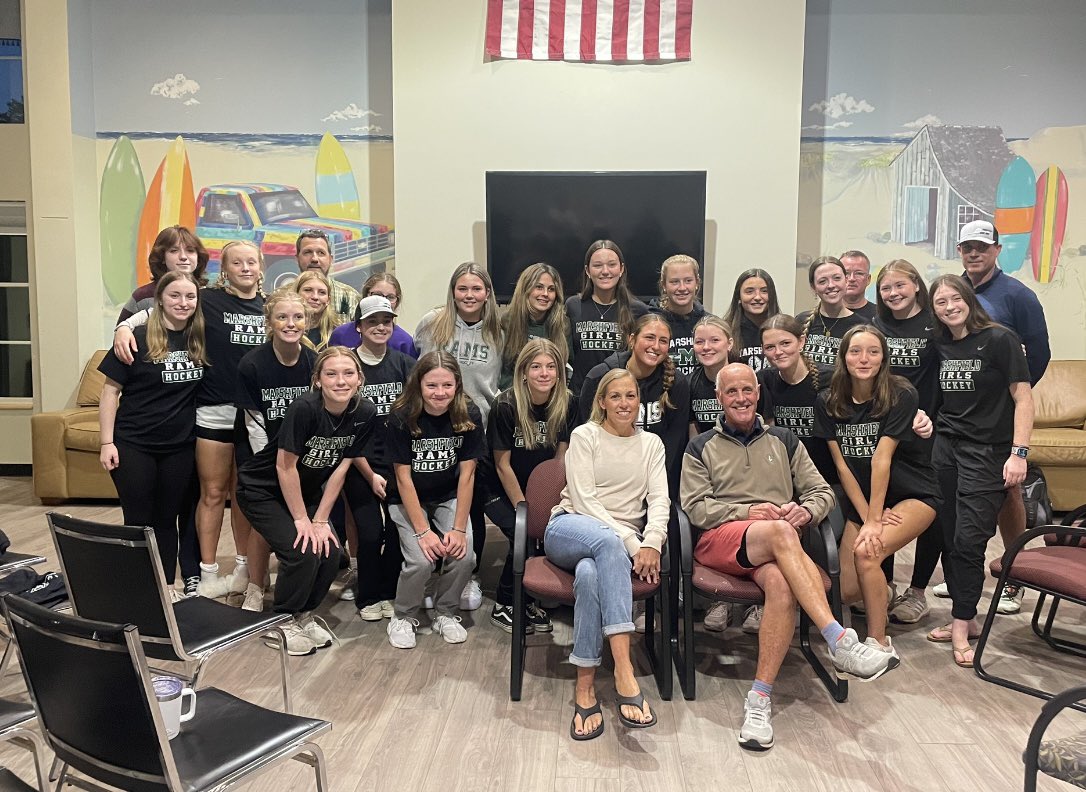 mhsgirlshockey4's tweet photo. What a busy week for the MHS Lady Rams! Levitate stopped by to thank us for parking over 12,000 cars during festival! Thank you to Mr. Kastrud for the pre season game tickets!! A great time was had by all!! #rollramsroll #wearemarshfield #community https://t.co/PxtmK6aY0l