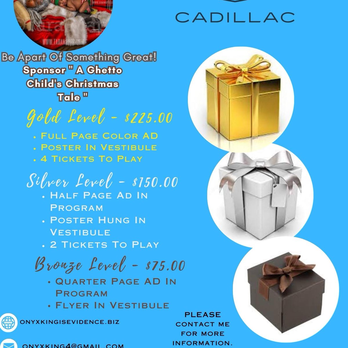 My play A Ghetto Child's Christmas Tale being put on Sunday December 10th 4pm At Arlington Music Hall!!
#eventbrite
#family 
#Christmas 
#musica