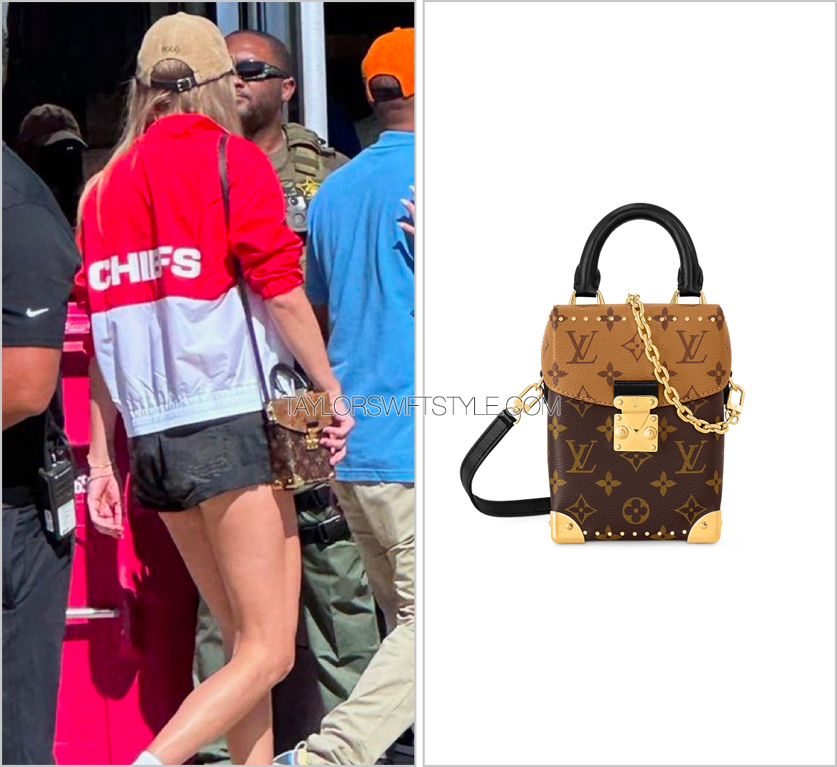 Sarah Kucharski on X: @taylorswift13 @LouisVuitton September 24, 2023.  @taylorswift13 carries her #LouisVuitton camera bag.   / X