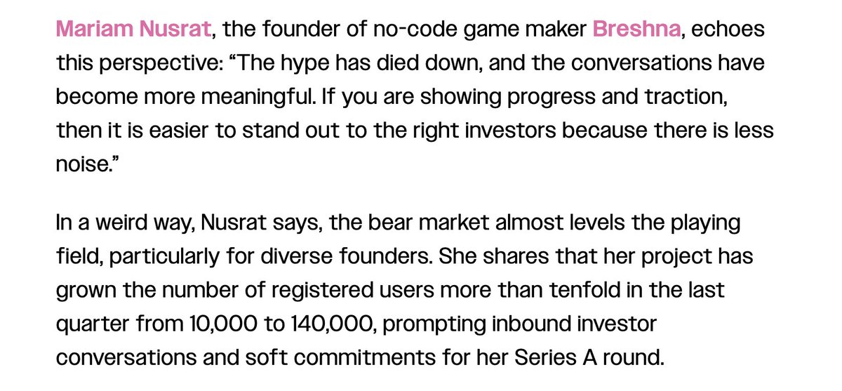 Mariam Nusrat -Founder Breshna.io tweet media