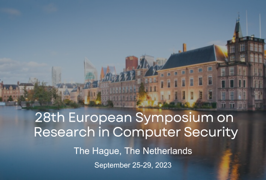 RedbellyNetwork's tweet photo. Our Founder &amp; CTO Prof @VincentGramoli is at ESORICS2023 in The Hague, where he will be presenting his co-authored scientific article titled 'Aion: Secure Transaction Ordering using TEE.' You can read the full paper at https://t.co/egoeto9AAD
#esorics2023 #redbelly https://t.co/w50pR302Ye