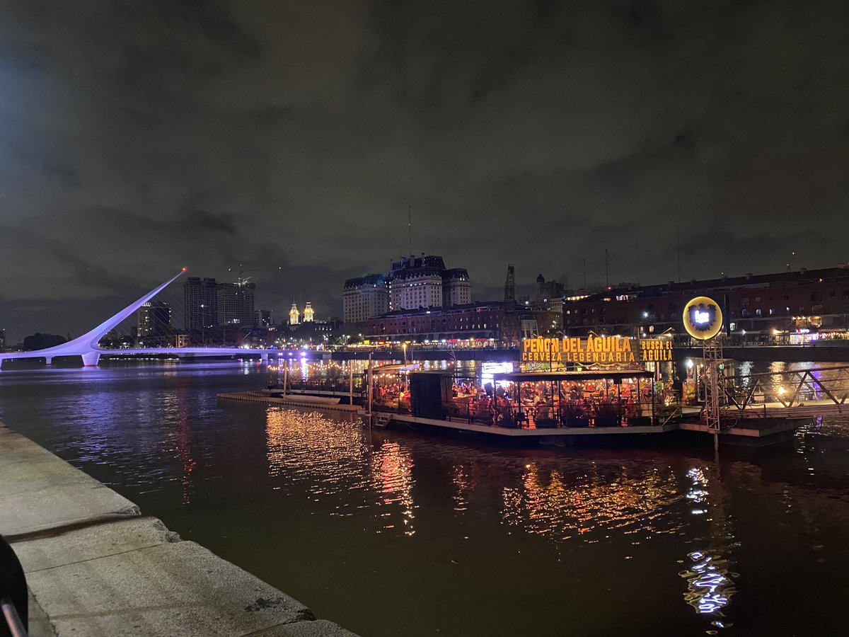 La noche en Buenos Aires.