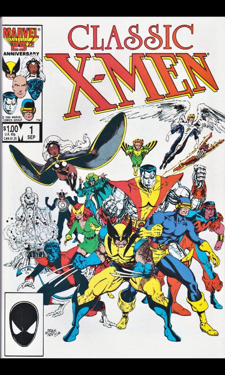 Classic #Xmen with a classic cover by #ArthurAdams.  #comicbooks