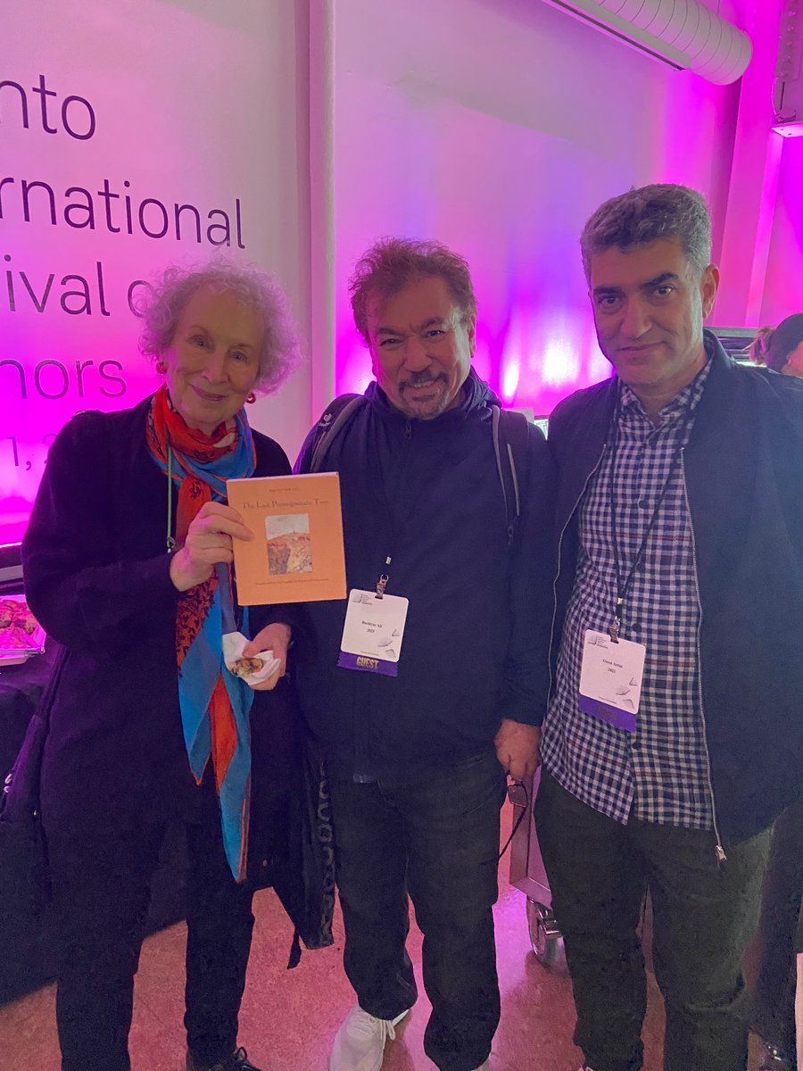 We bumped into <a href="/MargaretAtwood/">Margaret E Atwood</a> after our event <a href="/festofauthors/">Toronto International Festival of Authors (TIFA)</a>