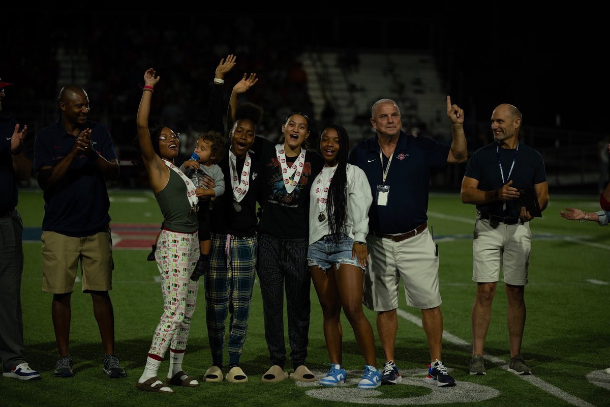 We also honored our back-to-back state champion 4x100 girls relay team this past Friday! This group will run for a 3-peat this spring!