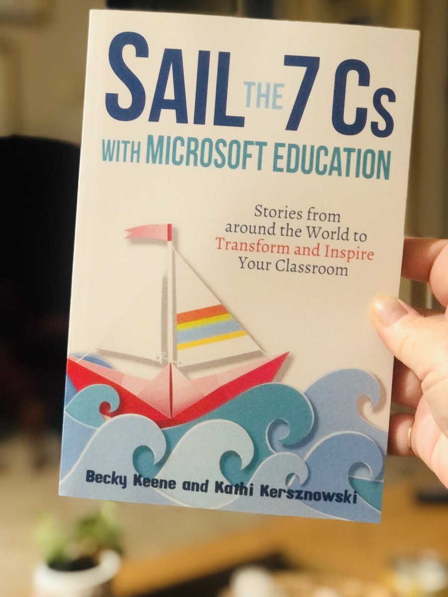 I just read through my own book again - the one that I co-authored with @BeckyKeene. My district has new admins who are inspiring us to think outside the box & to do innovative things with #edtech! 🎉 Oh - and my district is also going Google. 😳 Whaaaaaaat? The platform