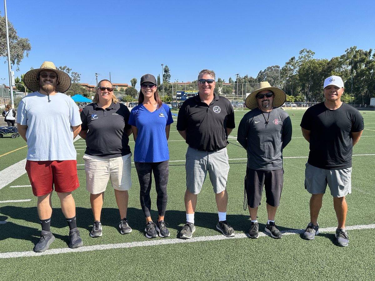 CajonValleyUSD's tweet photo. Amazing day at the @JrSeauField with the Los Angeles Rams Rams Day Sports Clinic. 50 ss from @CajonValleyUSD  joined over 250 local students for an amazing opportunity to with @RamsNFL , CVUSD, @LMSVSchools  and @Sherocksd Coaches. @RamsInTheCommunity @ramshouse @ramscommunity https://t.co/mV6xwtmiDM