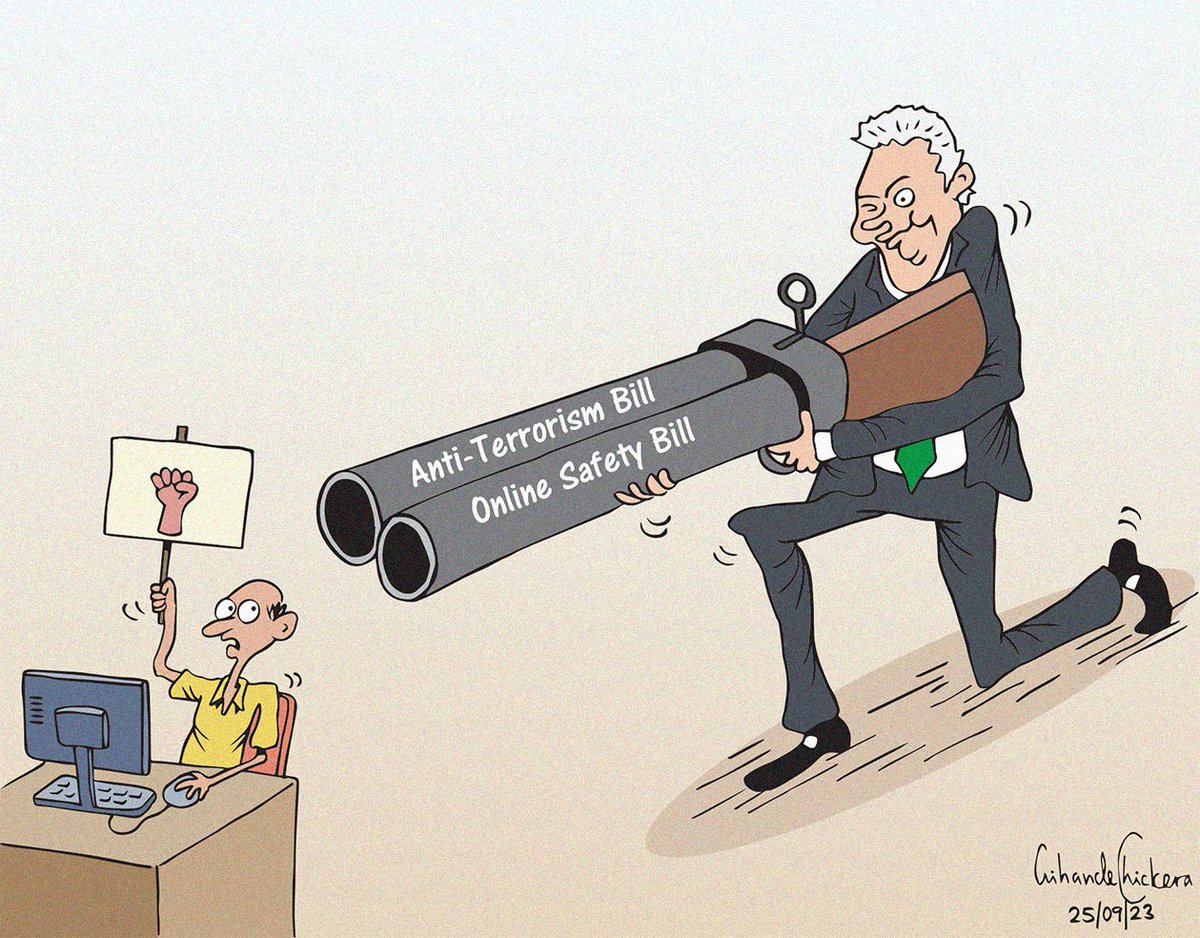 Cartoon
#SriLanaka #OnlineSafetyBill #AntiTerrorismBill
