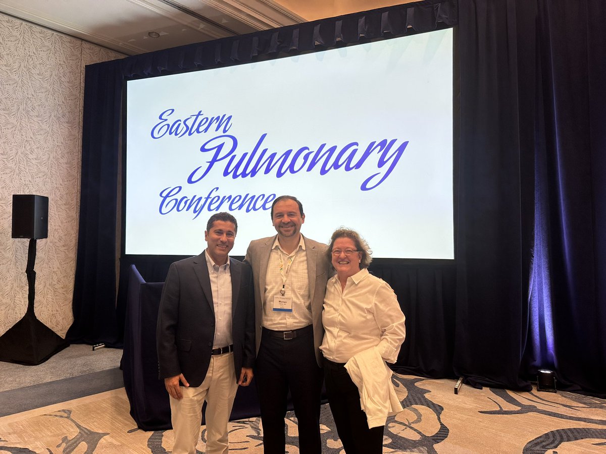 Great Eastern Pulmonary Conference with some amazing colleagues @anashadeh and Dr. Anne O’Donnell