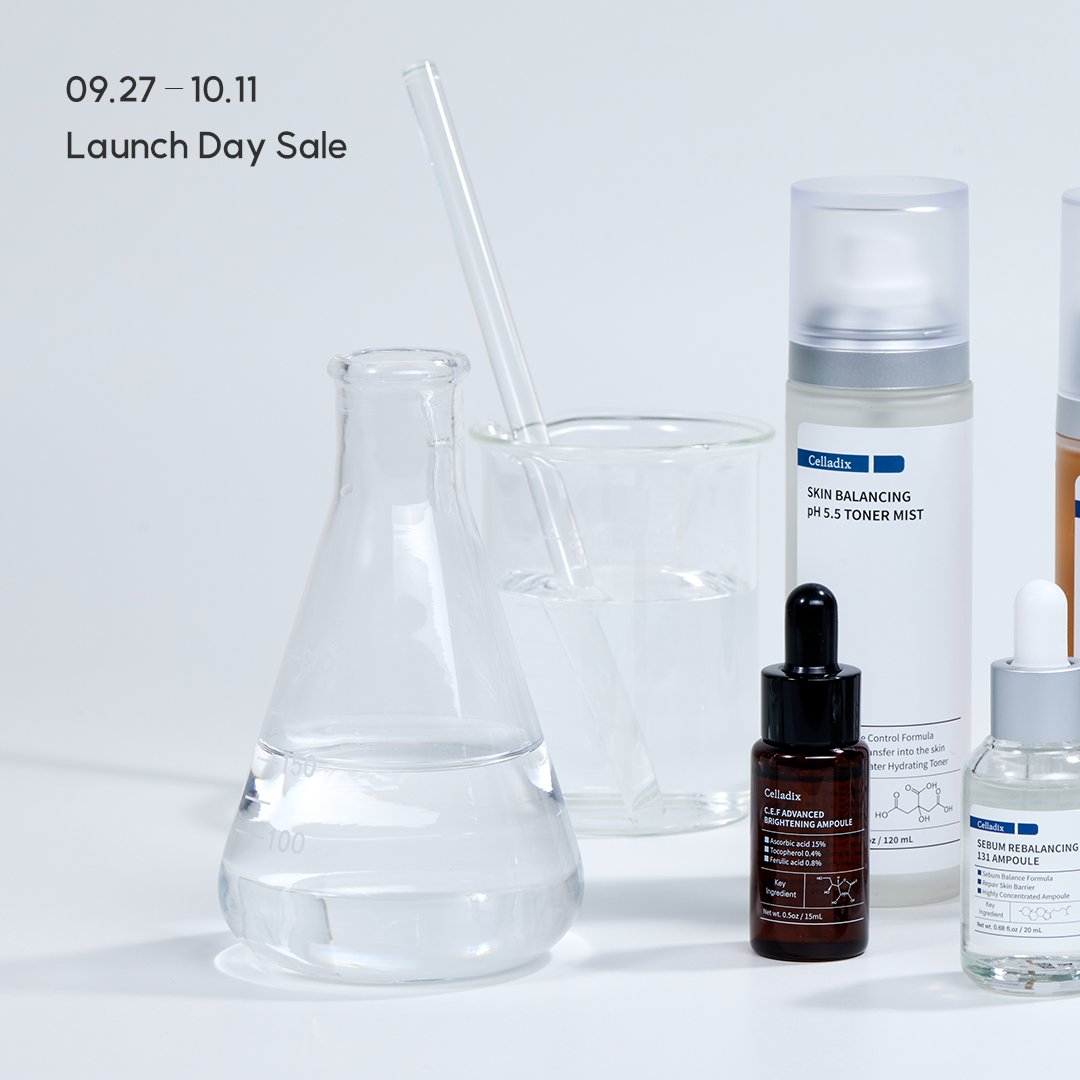 Celladix_US's tweet image. Meet #celladix : The perfect skin care routine with Celladix’s exclusive technology! 

To celebrate the launch, there will be a sale from Sep. 27 to Oct. 11. Don&apos;t miss out on our offer. 

#celladix #skincare #newbrand #launch #sales #carewithcelladix #exclusive