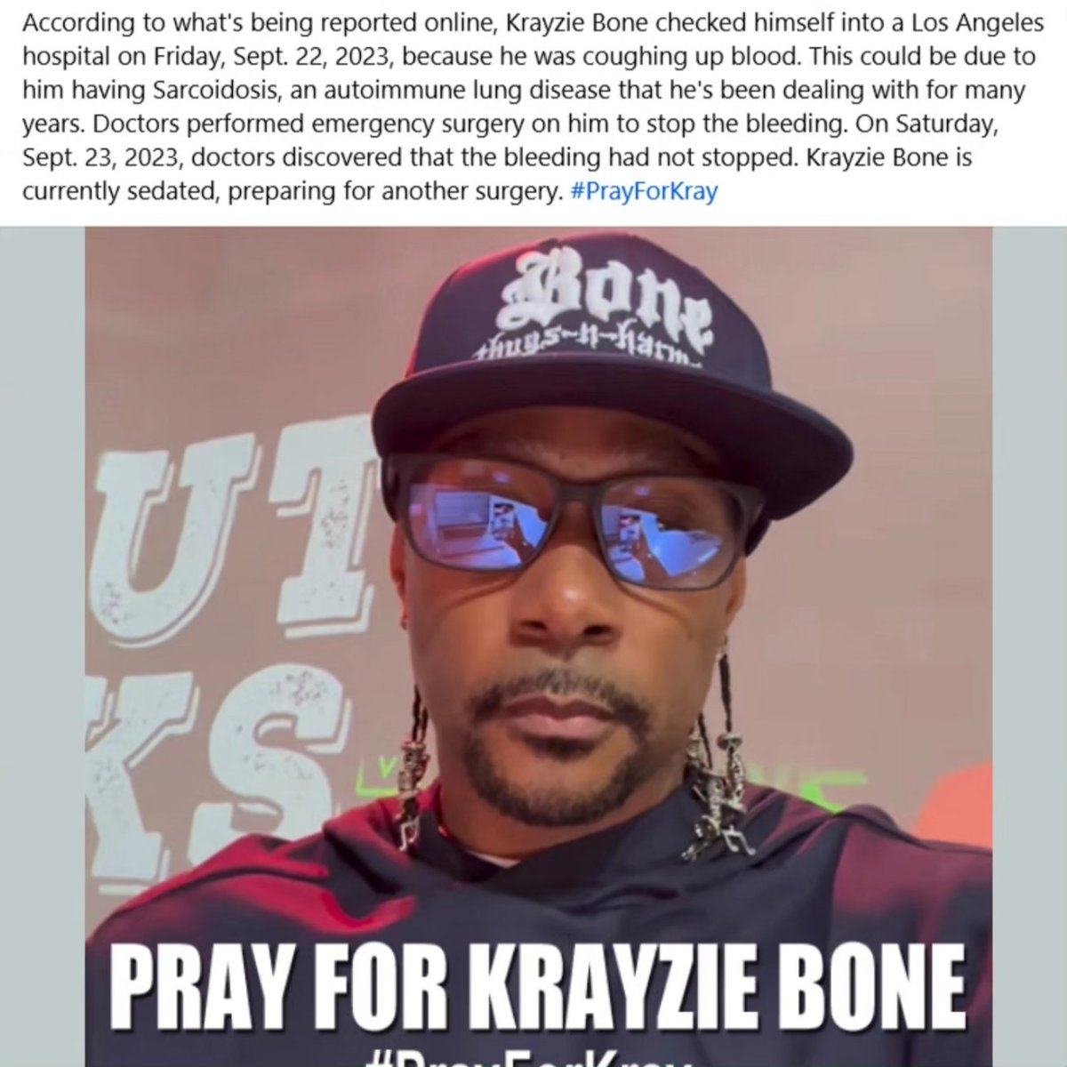 CarolynInCleve1's tweet photo. #KrayzieBone 🙏🏾🙏🏾🙏🏾🙏🏾🙏🏾
❤️ #BoneThugs ❤️ #BoneThugsNHarmony #E99 #E1999 #E99Eternal #StClair #Cleveland #Cle #ThisisCle #HipHop https://t.co/q9oL92JxFl