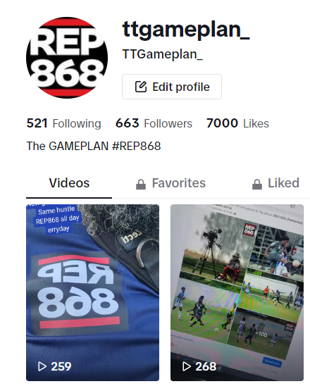 ttgameplan's tweet photo. Buh a-a look ting! 7K likes on TikTok!
And coming up on 6K follows on IG!
Thanks for the love and support!
#REP868 all day erryday! https://t.co/mXj7z1VR0T