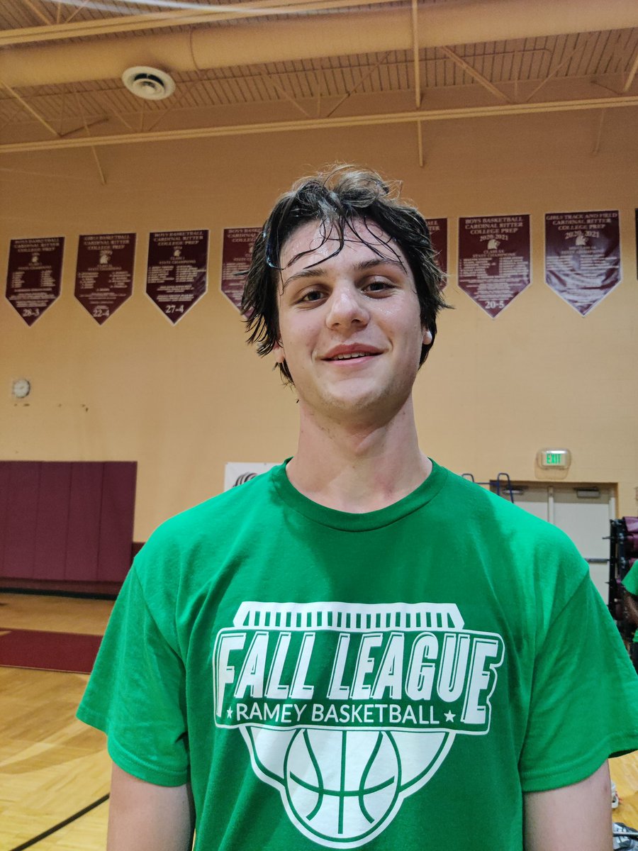 6'10 2025 post Ben Winker continued his dominance today at #rameyfallleague scoring a game high 33 points in a 60-55 win. Winker scored majority with an array of post moves and added several thunderous dunks. One of the top players in the state for 2025.