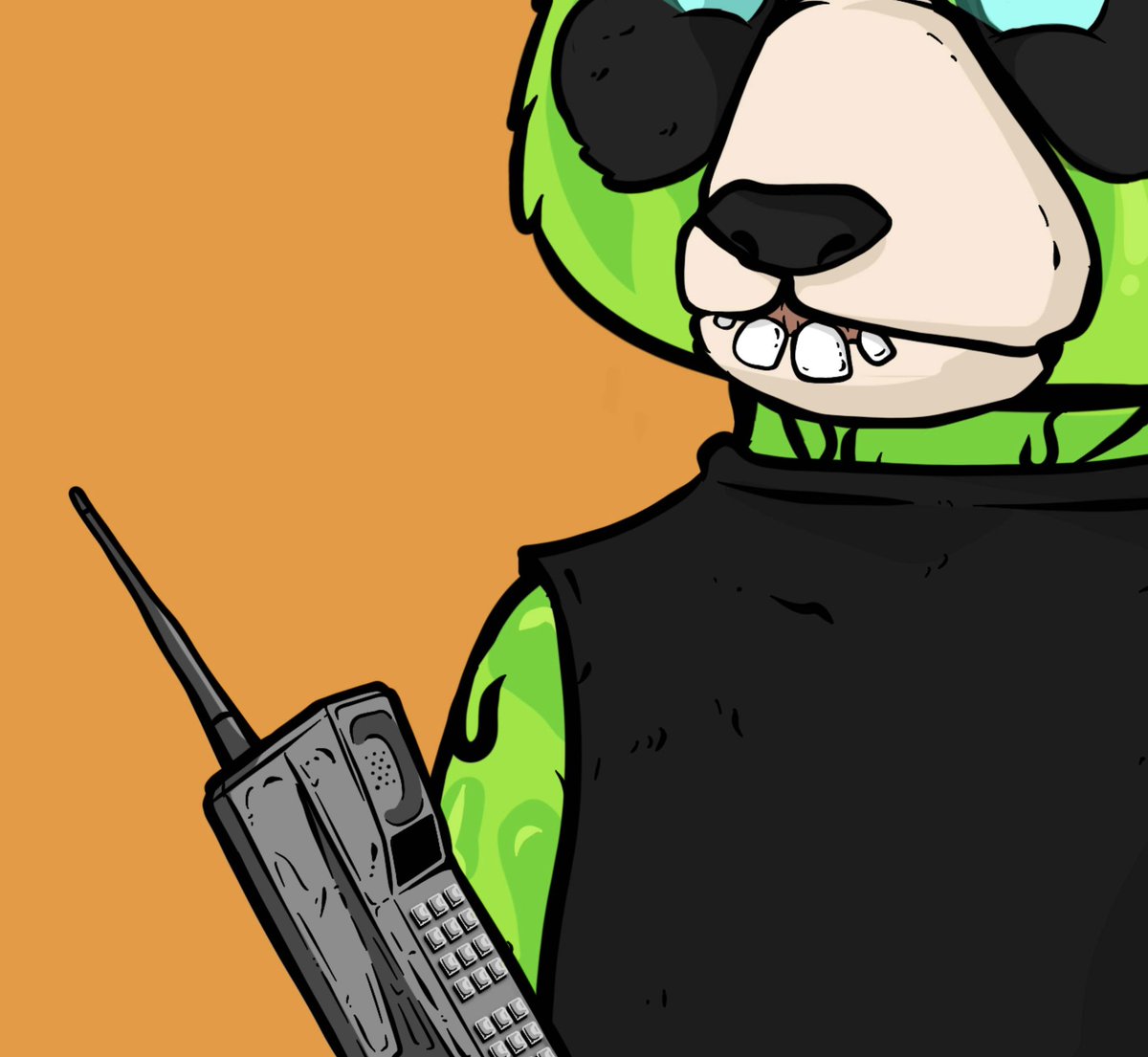 AnnoyedPandas's tweet photo. "Ugh, back in the day when I was just a regular πΌ, I used to enjoy the simple life with my trusty old cellphone. π Now, I'm stuck as an NFT, and life's a bit too digital for my liking! ''π #Throwback #iPhone #PandaProblems #NFT #NFTcollections π·π±π© https://t.co/o0914gzKvk