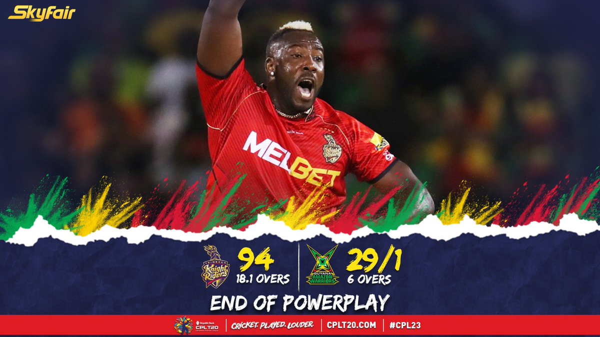 The Amazon Warriors are getting a move on at Providence 🙌.
#CPL23 #CPLFinal #TKRvGAW #CricketPlayedLouder #BiggestPartyInSport #Skyfair