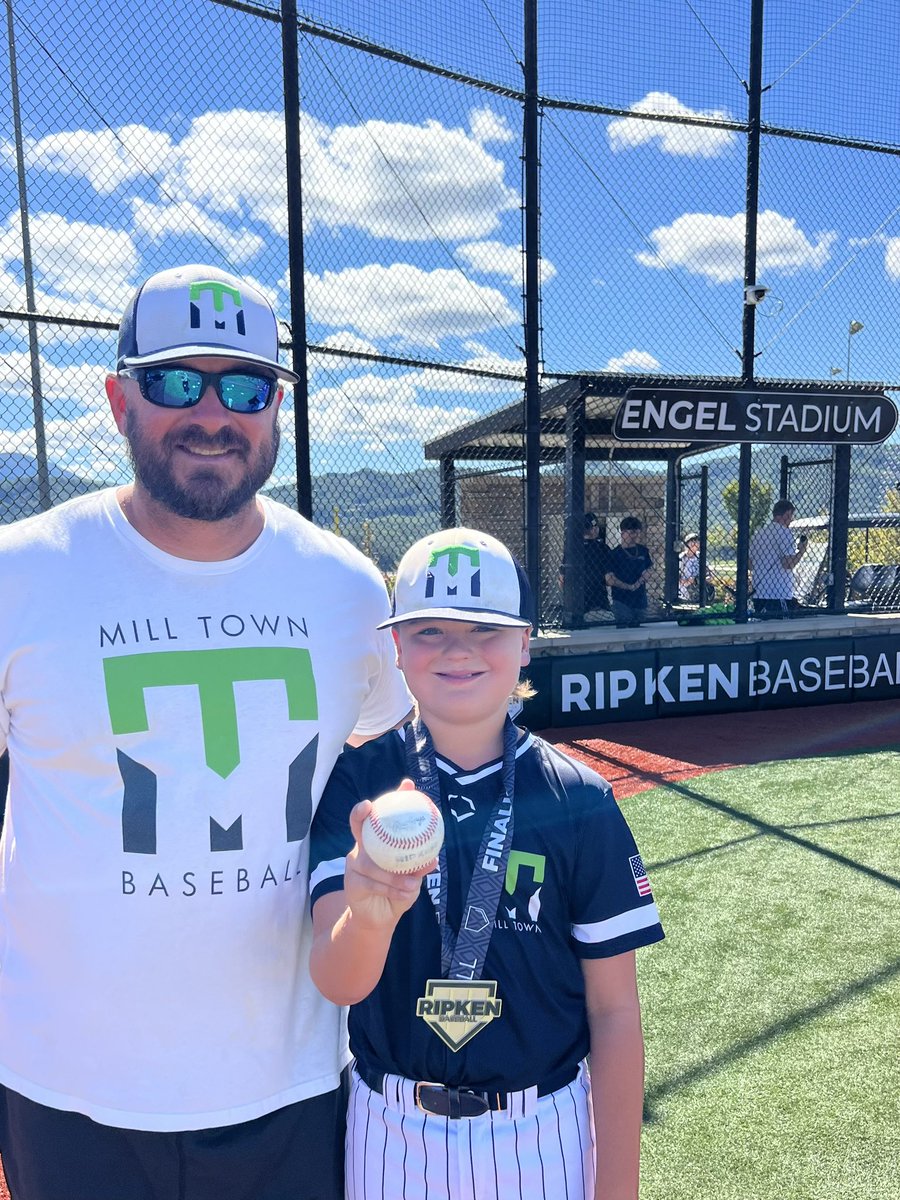 Proud of this kid for pitching a six inning CG at Ripken in Pigeon Forge against the Canes Mid-Atlantic