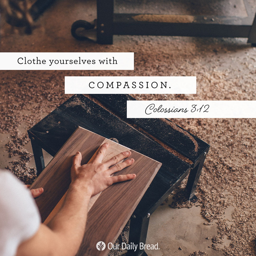 James started building benches when he saw a woman sitting in the dirt while waiting for a bus. He found some scrap wood, built a bench, and placed it at the bus stop. He made several more, inscribing “Be Kind” on each to make people’s lives better. 🙌🏾 @OurDailyBread #compassion