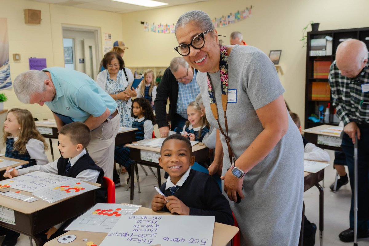 DEValleyCS's tweet image. Our school was bursting at the seams with pride and joy on Grandparents Day! It is an honor and a privilege to partner with grandparents in raising their most precious gift - their grandchildren, their “crown” (Proverbs 17:6). 

#dvcs #classicalchristianeducation