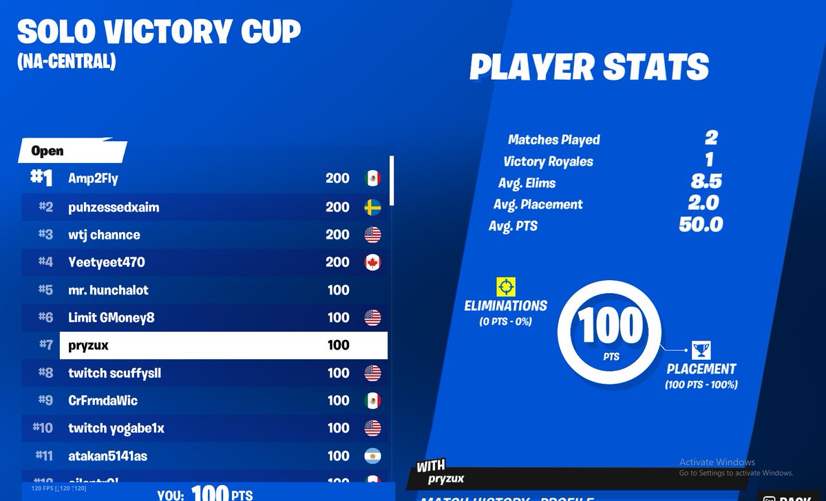 7th solo cc ($100)