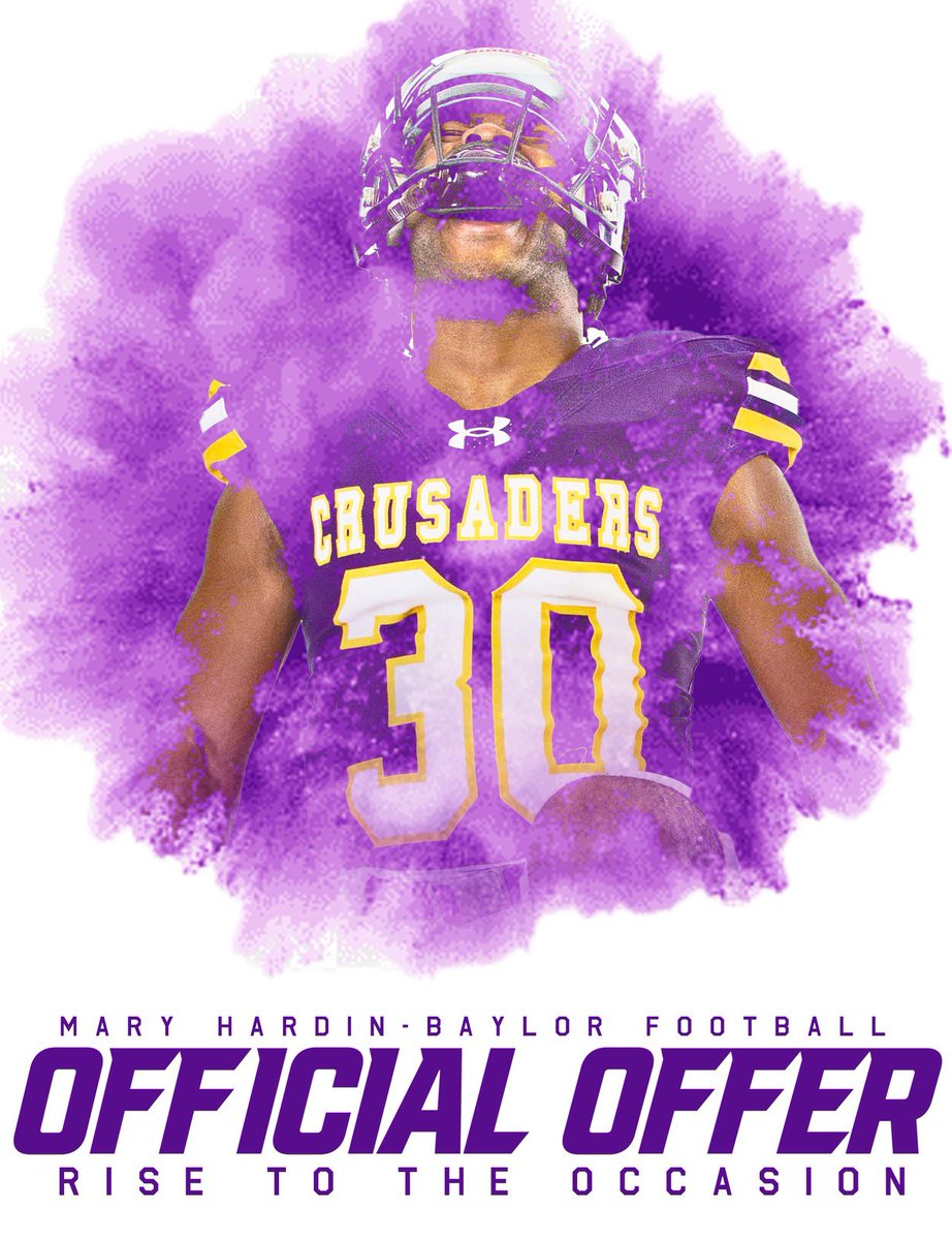 #agtg  After a great game day visit and conversation with <a href="/CoachPadron/">Andy Padron</a> I'm blessed to receive my 3rd official offer from <a href="/CruFootball/">UMHB Football🏈</a> ‼️ #gocru <a href="/CoachHartmann7/">Hunter Hartmann</a>