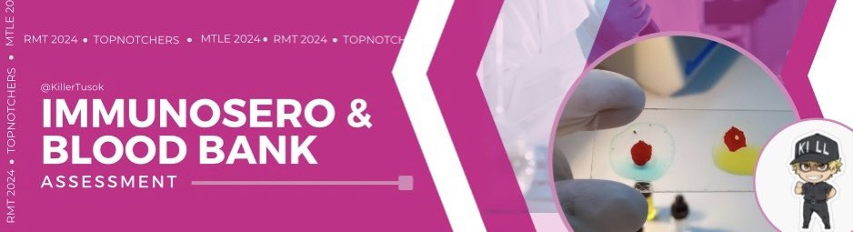 ‼️March 2024 MTLE Reviewees ‼️

Immunology, Serology &amp; Blood bank Assessment is now available: forms.gle/Z8RwbqRap5wmYc…

Follow @KillerTusok 💉
Please RETWEET. Thank you 😊🫶🏻