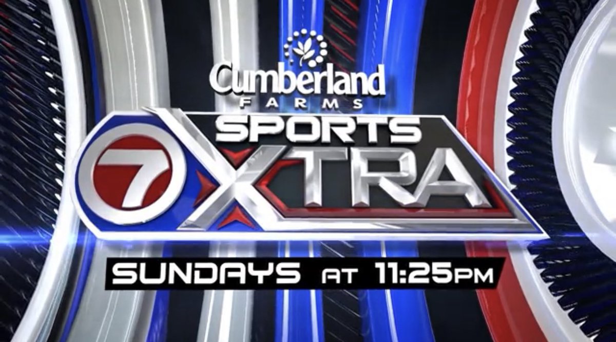 Cumberland Farms Sports Xtra
11:25p <a href="/7News/">7News Boston WHDH</a> 

🏟️ Live from MetLife Stadium
🏈 <a href="/TreyDaerr/">Trey Daerr 🟦🇨🇿</a> w/ <a href="/MikeGiardi/">Mike Giardi</a> 
🐻 1-on-1 w/ B’s President Cam Neeley 
🏒 @ChelsiMMcDonald w/ Charlie McAvoy

📺 whdh.com/whdh-com-on-ai…