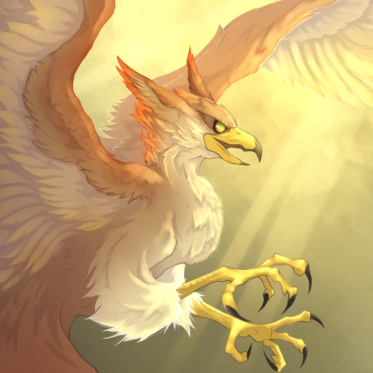 OH MY GRFFIN🦅after 24 days of praying and manifesting <a href="/EternalsCNFT/">cyber duck</a> Holy Virtue 1/1 NFT I FELT LIKE KOBE AND SPLASHED 😮🔥😍🦅GRIFFIN 1/1