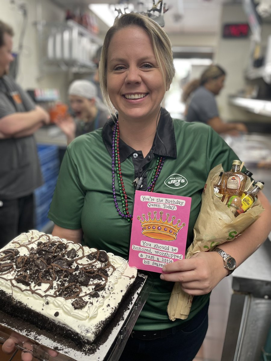 My Team made my Birthday so special! I got the best Hi welcome to chilis, everyone wearing birthday hats, the passout is decorated, cake, an assorted liquor bottle bouquet &amp; the Best card! They had me in tears. Cheers to another wonderful year, my life is so full! #ChilisLove