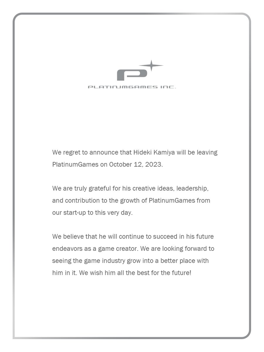 PlatinumGames Inc. (@platinumgames) on Twitter photo 