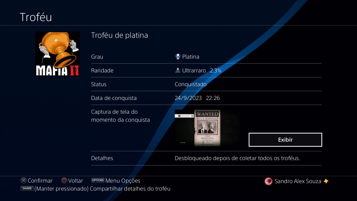 SantoplayBR's tweet image. Ô, platina miserenta!!!
#Mafia2DefinitiveEdition #SantoplayBR #PS4share