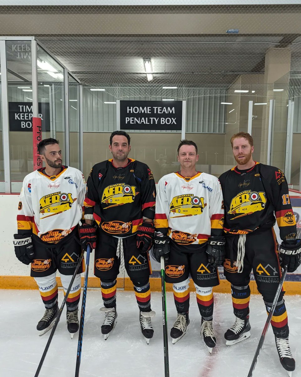 DunnvilleAeros's tweet image. Aeros Jersey Drop!

The Aeros are excited to present our inaugural jerseys. 

A huge thanks to all the sponsors who helped to ensure the Aeros look 'fly' on the ice.

A big shout out to @printgearinc for the awesome design work and delivering the perfect print.
#WOSHL